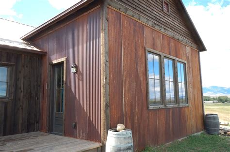 rusted metal house siding|rustic red metal siding.